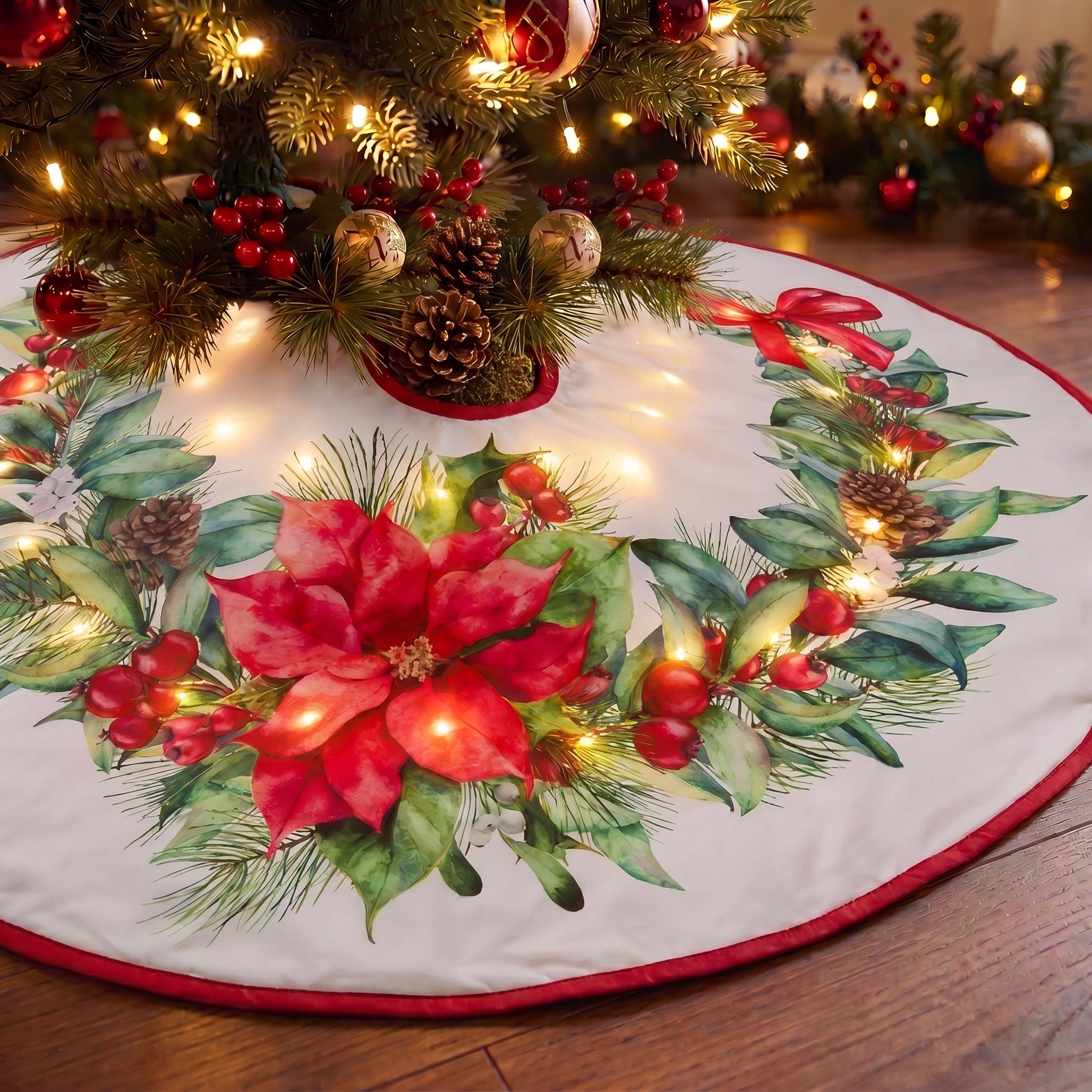 Pre-lit Tree Skirt image number 0