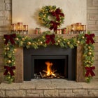 24" Pre-lit Jingle All the Way Wreath image number 3