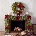 24" Pre-lit Jingle All the Way Wreath image number 4