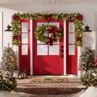 24" Pre-lit Jingle All the Way Wreath image number 7