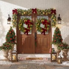 24" Pre-lit Jingle All the Way Wreath image number 8