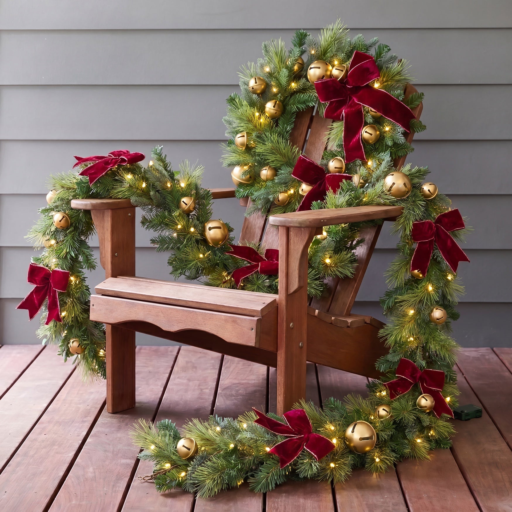 24" Pre-lit Jingle All the Way Wreath image number 9