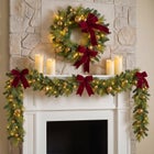24" Pre-lit Jingle All the Way Wreath image number 10