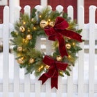 24" Pre-lit Jingle All the Way Wreath image number 0
