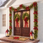 Twice As Nice Pre-lit Wreaths, Set of 2 image number 3