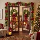 Twice As Nice Pre-lit Wreaths, Set of 2 image number 4