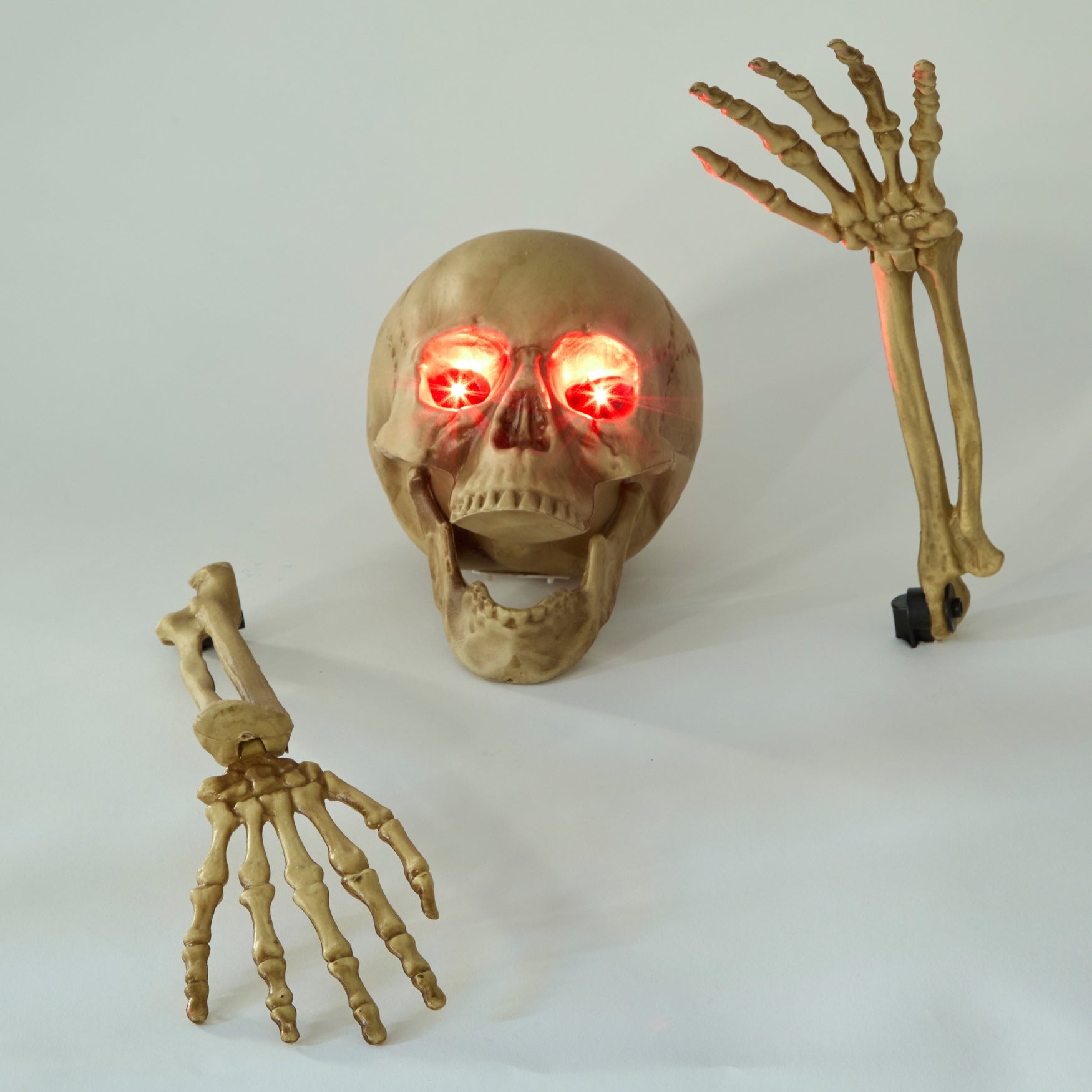 Set of 3 Pre-Lit Skull and Hand Stake image number 6