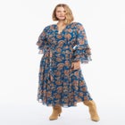 Chiffon Tie-Waist Midi Dress image number 0