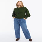 Balloon Sleeve Knit Pullover image number 0