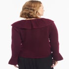 Ruffled Collar Sweater image number 1