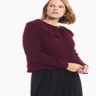 Ruffled Collar Sweater image number 2