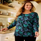 Suprema&reg; Long Sleeve Scoopneck Tee image number 0
