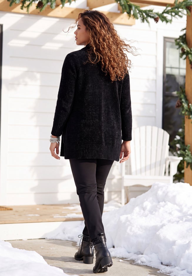 Chenille Shawl Collar Cardigan image number 1