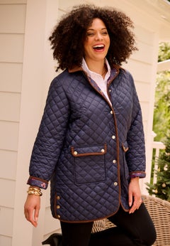 Diamond Quilted Barn Coat