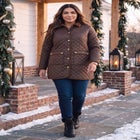 Diamond Quilted Barn Coat image number 0