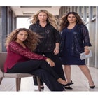 Dahlia Dress & Sequin Mesh Cardigan 2-Piece Set image number 1