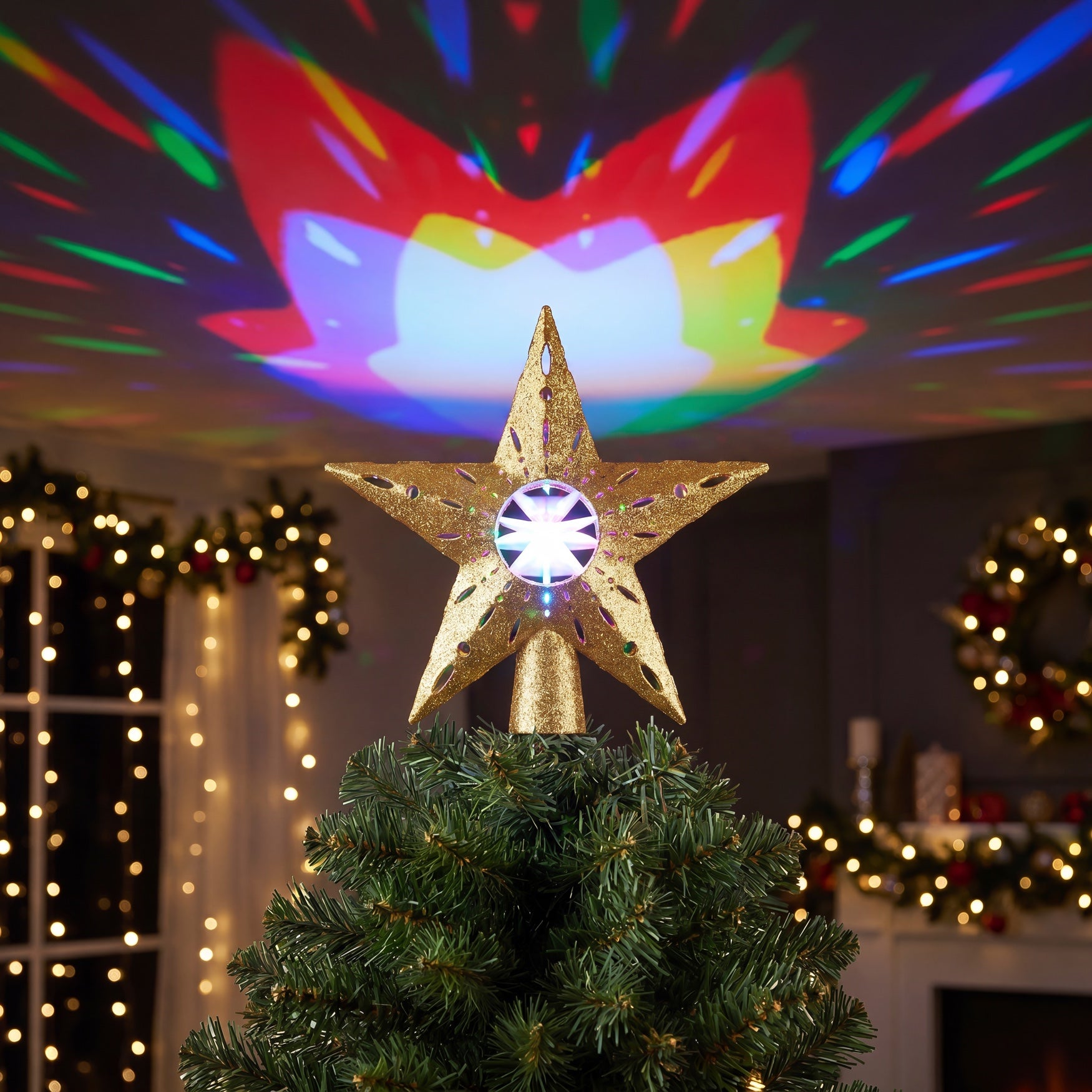 LED Spiral Tree Topper image number 0