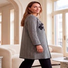 Jacquard Coatigan Sweater Jacket image number 2