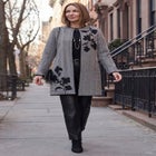 Jacquard Coatigan Sweater Jacket image number 0