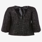 Scoopneck Low Back Sequin Tunic With Back Satin Bow image number 2