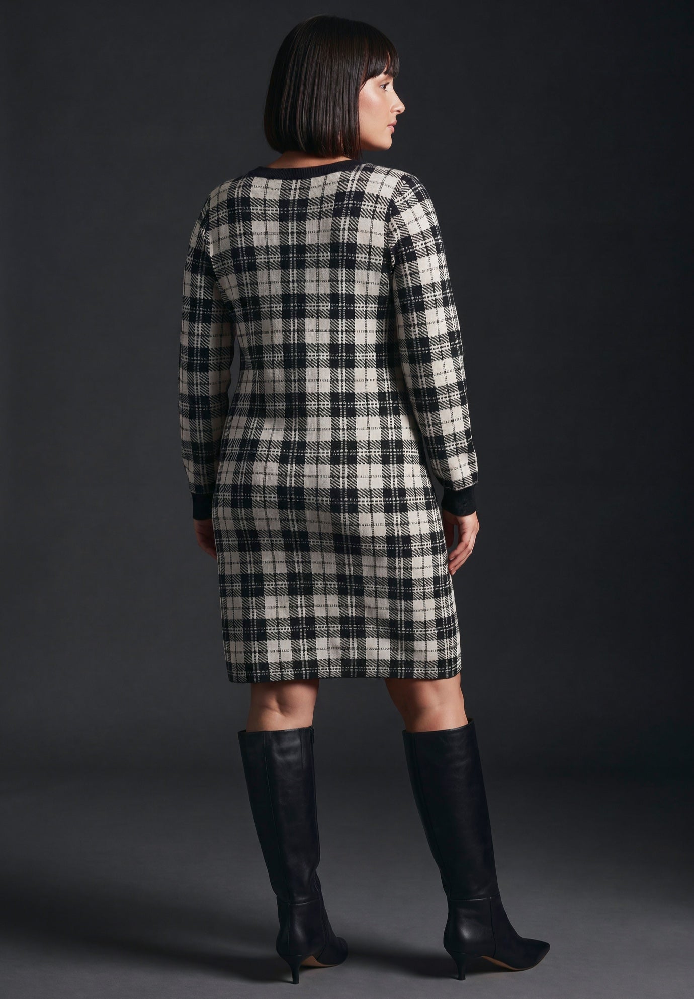 Calista Crewneck Sweater Dress image number 1