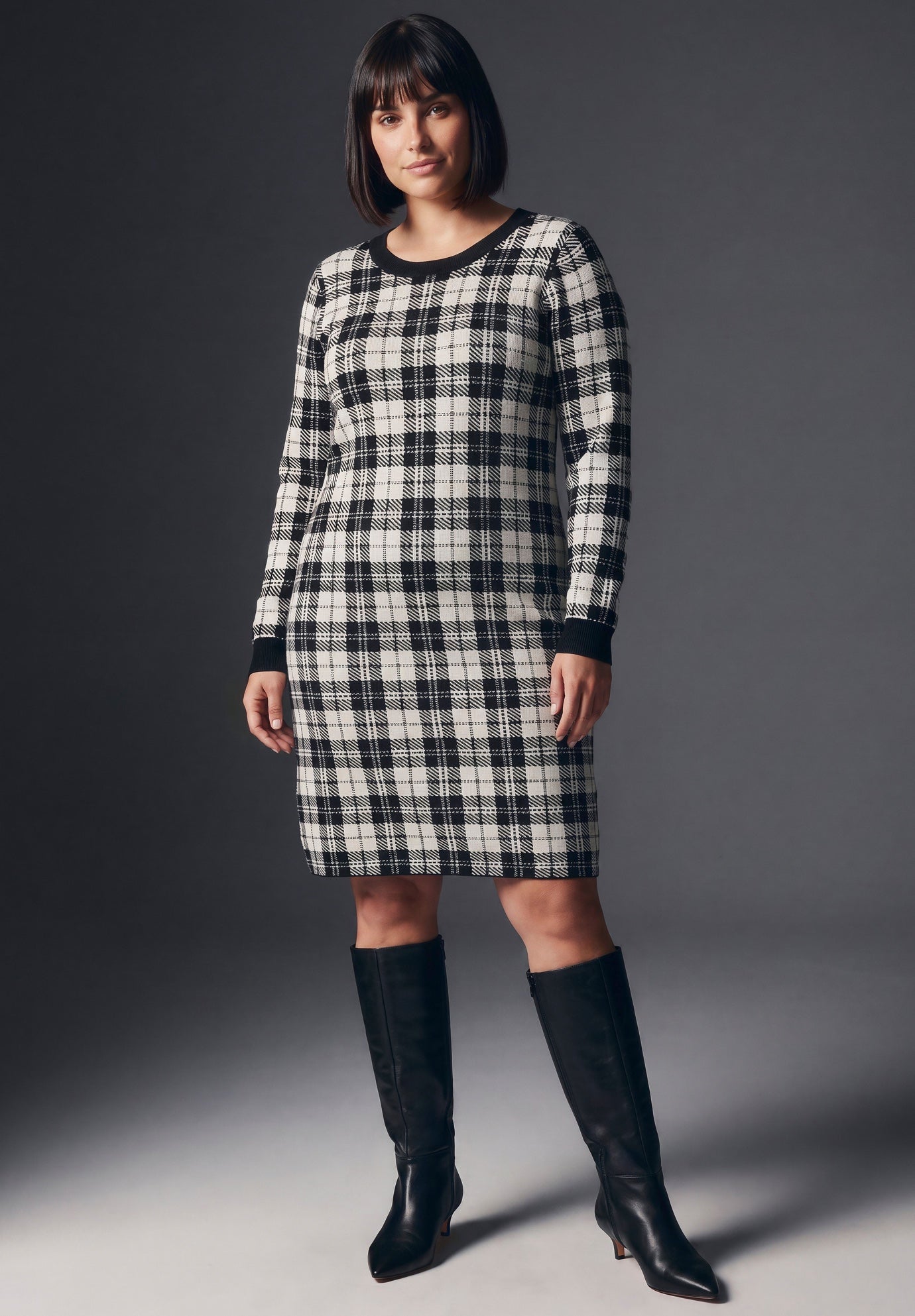 Calista Crewneck Sweater Dress image number 0