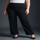 Liliana Ponte Lace Straight Leg Pant image number 0