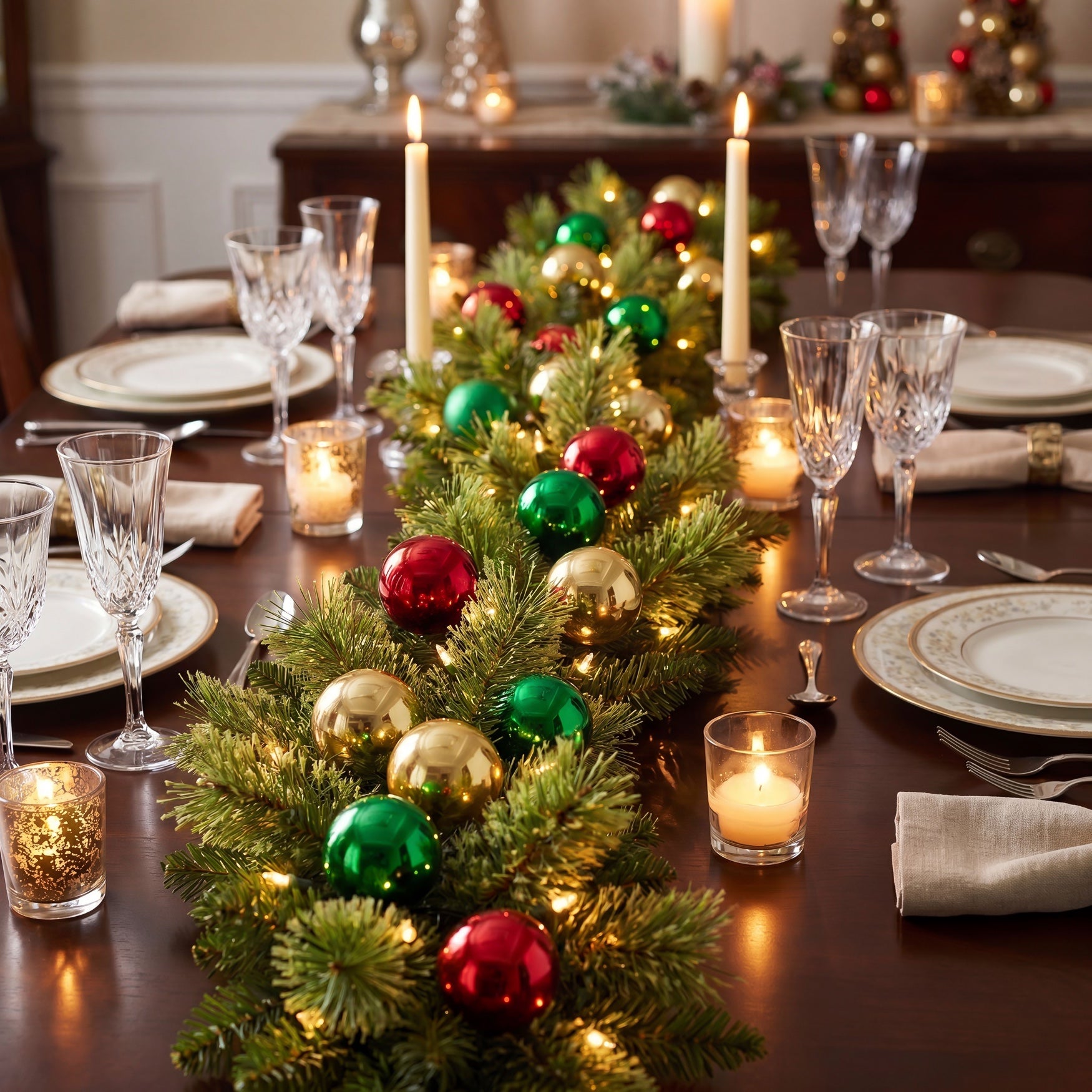 9 Ft. Pre-lit Decorated Garland image number 4