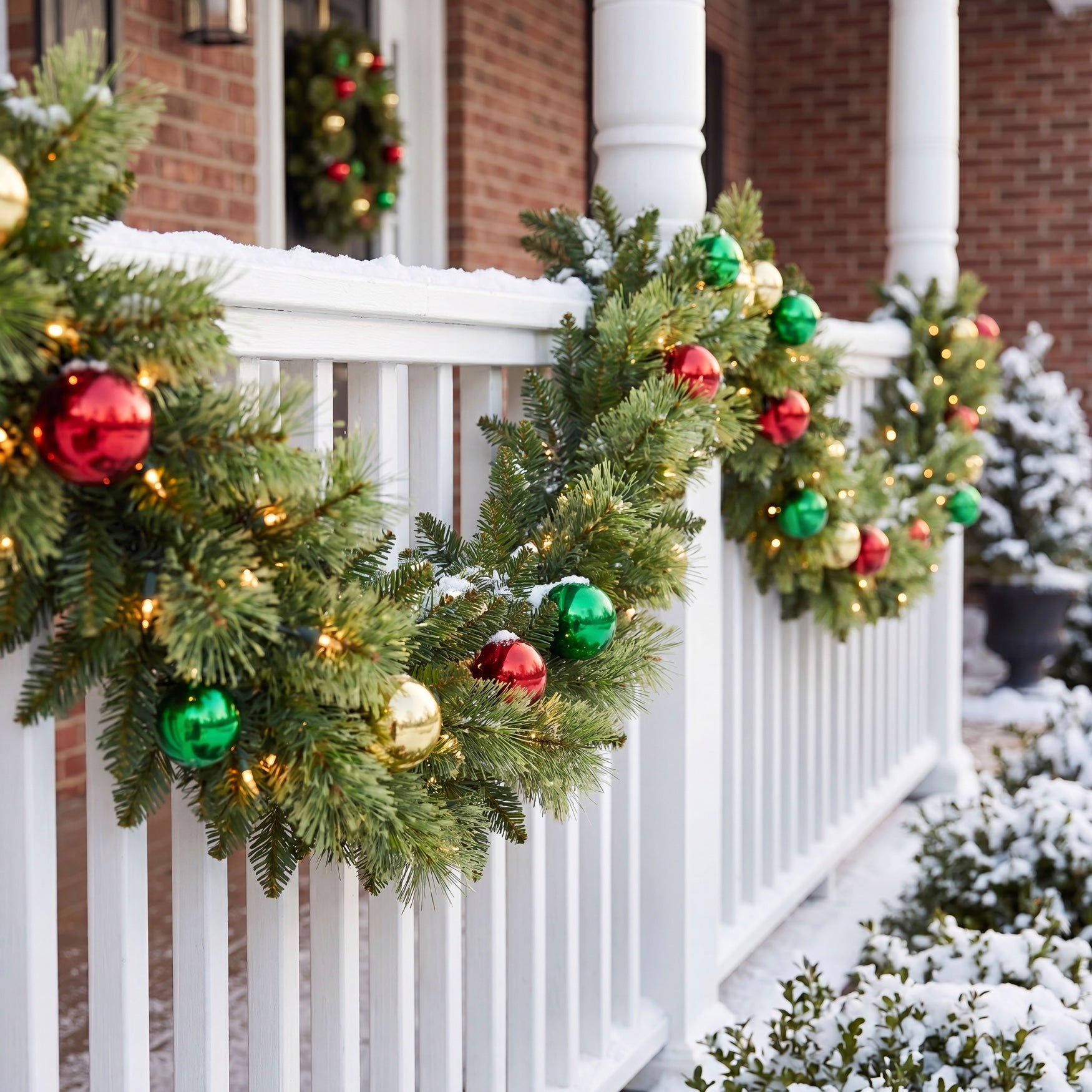9 Ft. Pre-lit Decorated Garland image number 7