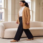 Cable Button-Front Cardigan image number 2