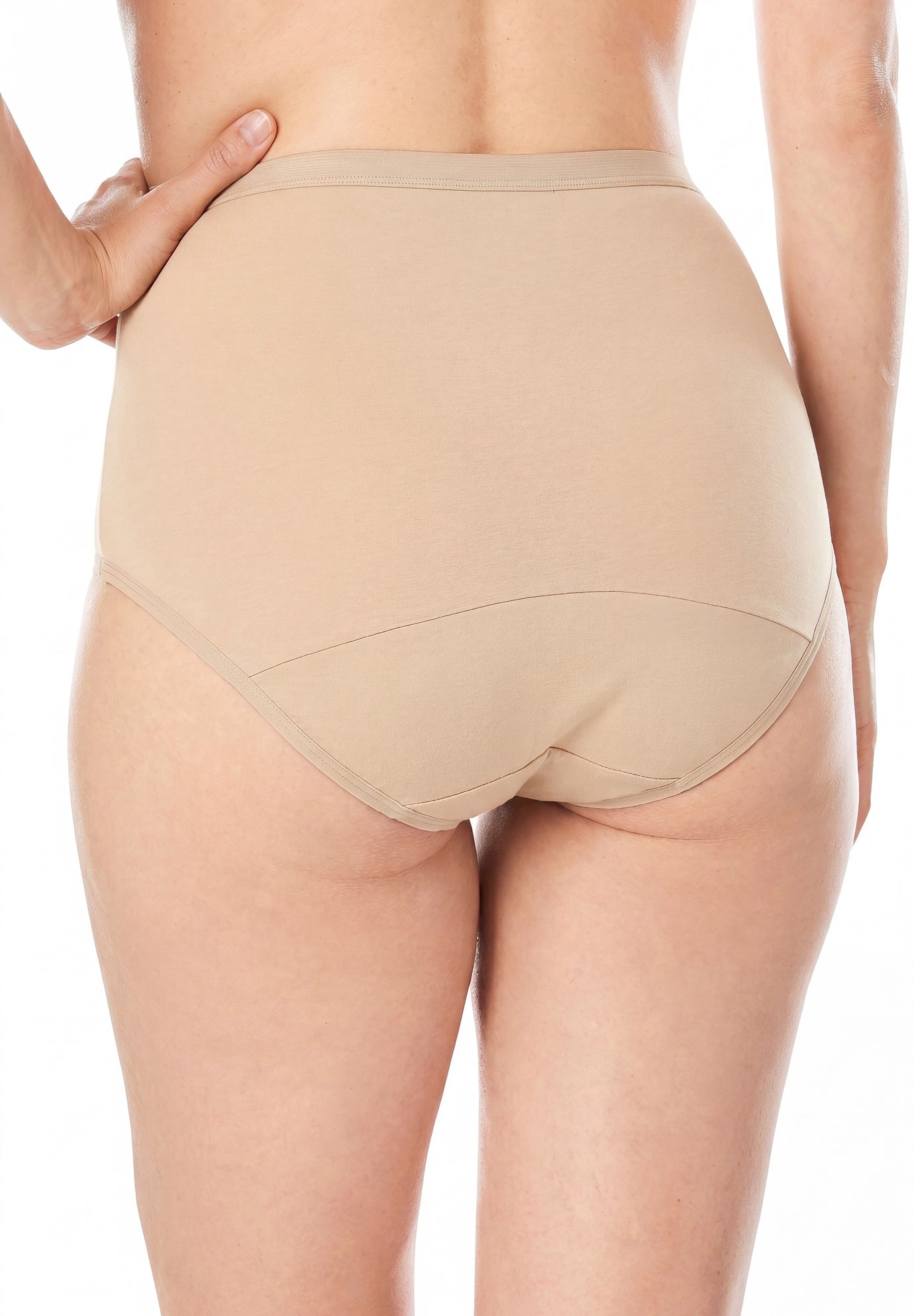 Cotton Spandex Leak-Proof Brief 2-Pack image number 1