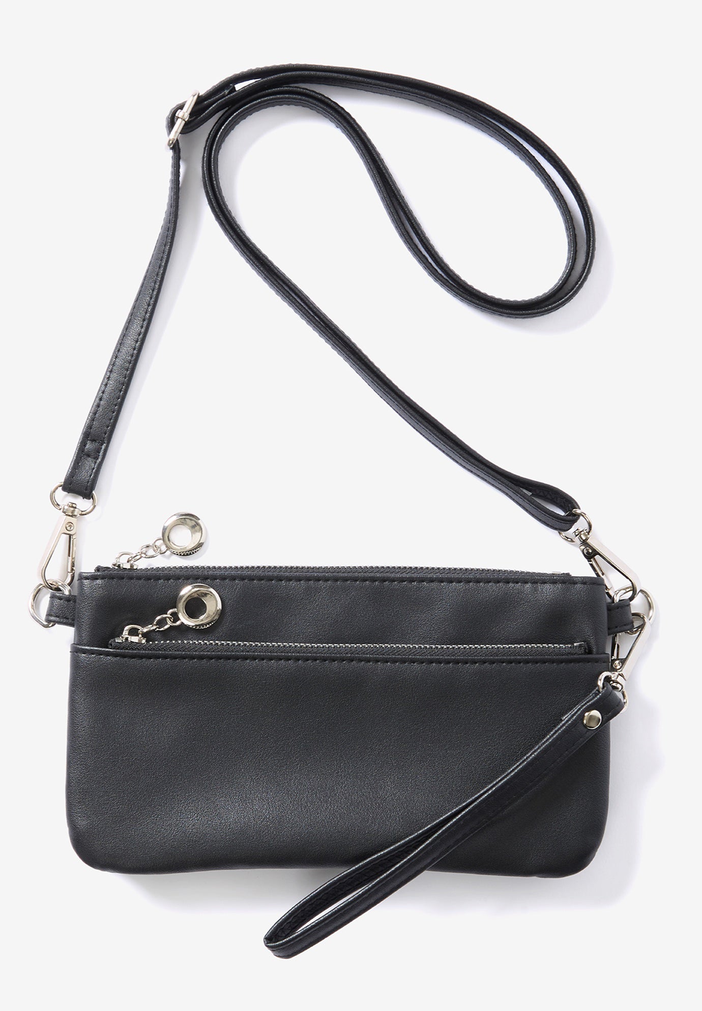 Crossbody Bag/Wristlet with Touchscreen Back image number 0
