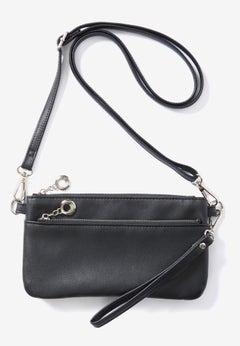Crossbody Bag/Wristlet with Touchscreen Back
