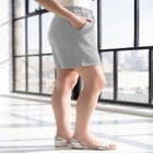 Plus Size Soft Knit Pull-On Short image number null