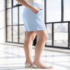 Plus Size Soft Knit Pull-On Short image number null