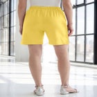 Plus Size Soft Knit Pull-On Short image number null