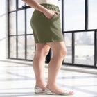 Plus Size Soft Knit Pull-On Short image number null