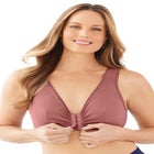 Leading Lady® Meryl Cotton Front-Close Wireless Bra image number null