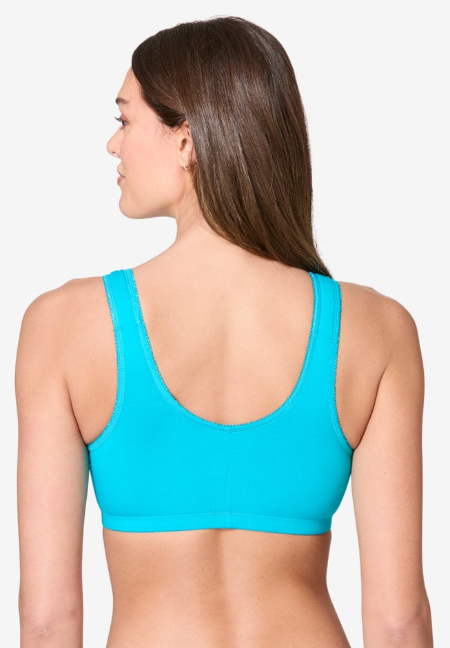 Leading Lady&reg; Meryl Cotton Front-Close Wireless Bra image number 1