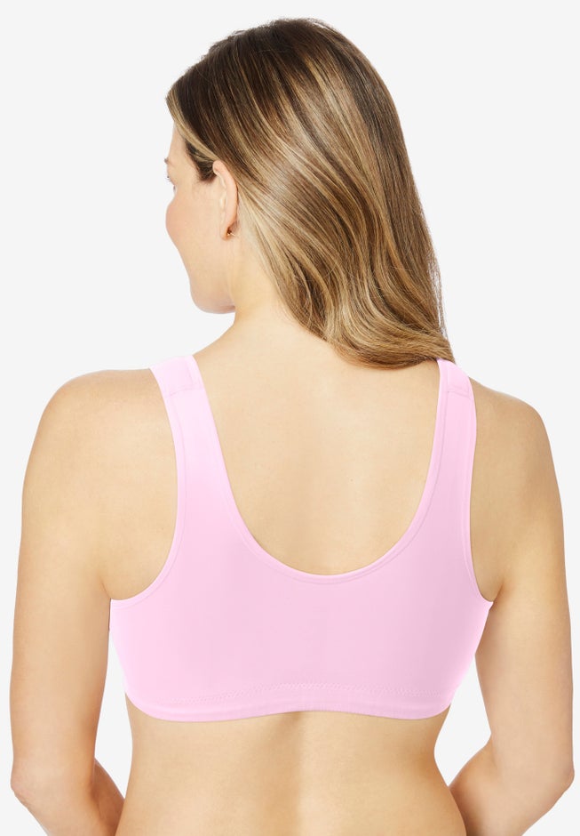 Leading Lady&reg; Meryl Cotton Front-Close Wireless Bra image number 1