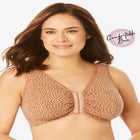 Leading Lady® Meryl Cotton Front-Close Wireless Bra image number null