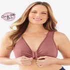 Leading Lady® Meryl Cotton Front-Close Wireless Bra image number null