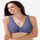 Leading Lady&reg; Meryl Cotton Front-Close Wireless Bra image number null