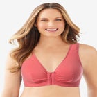 Leading Lady&reg; Meryl Cotton Front-Close Wireless Bra image number null