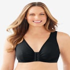 Leading Lady&reg; Meryl Cotton Front-Close Wireless Bra image number null