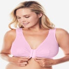 Leading Lady&reg; Meryl Cotton Front-Close Wireless Bra image number null