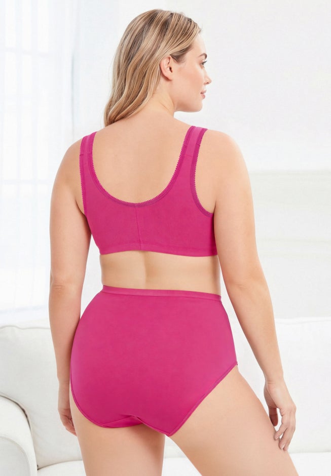Leading Lady&reg; Meryl Cotton Front-Close Wireless Bra image number 1