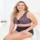 Leading Lady&reg; Meryl Cotton Front-Close Wireless Bra image number null