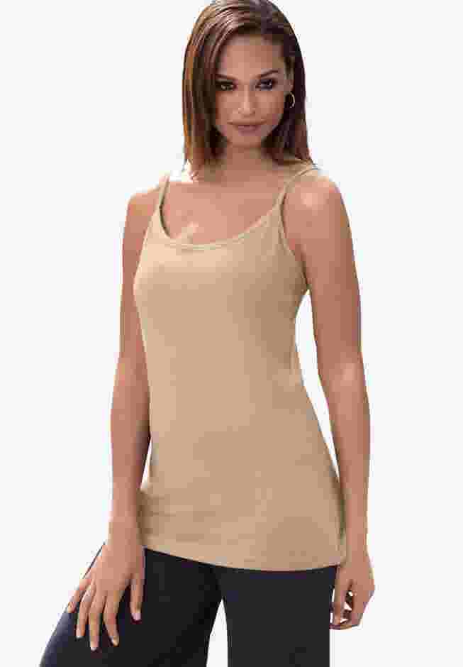 Stretch Cotton Cami image number 0