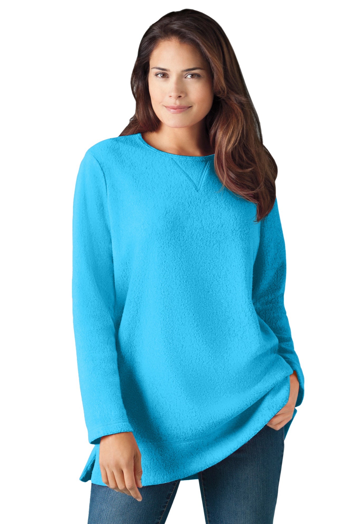 Crewneck Ultra Soft Sherpa Sweatshirt image number 0
